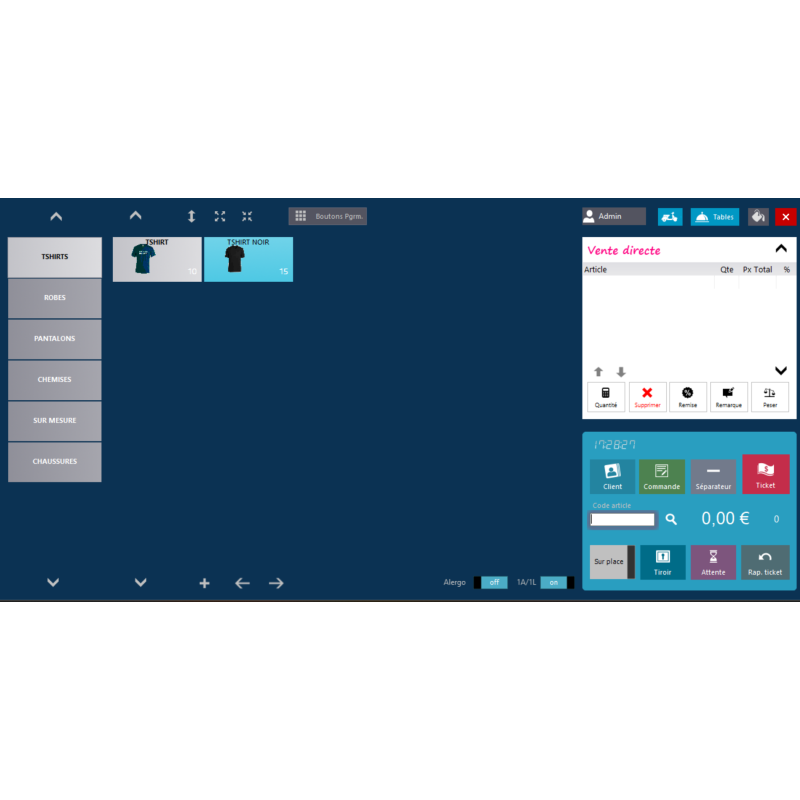 Logiciel de Caisse Prêt à Porter