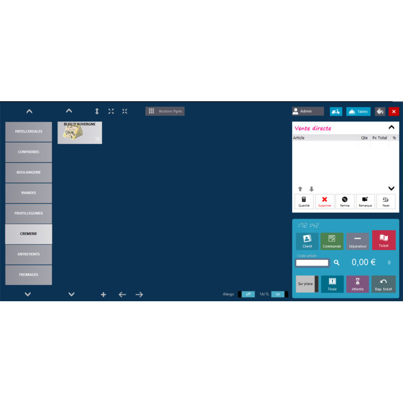 Logiciel de Caisse Epicerie Boucherie